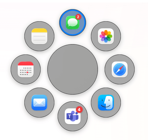 Notification badges background