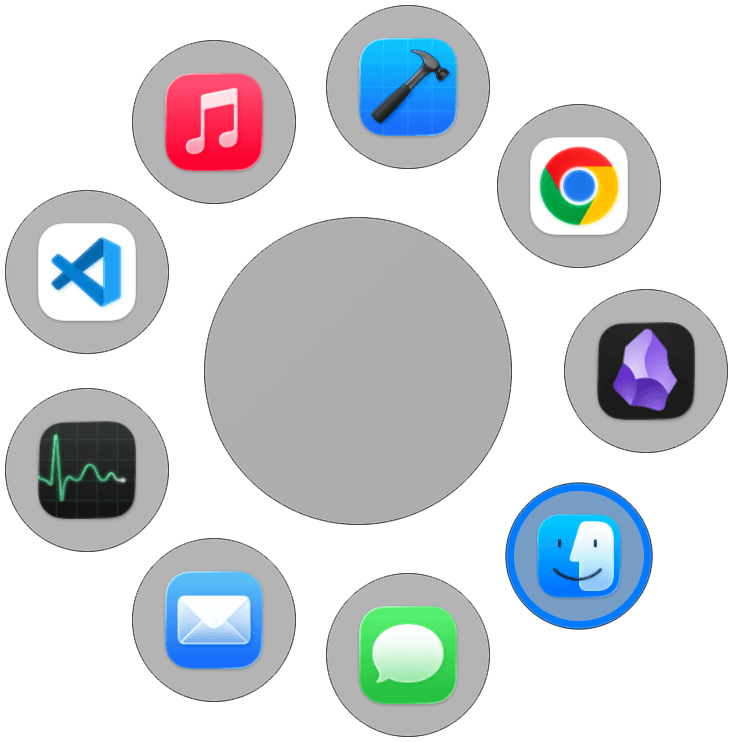 Add apps to menu